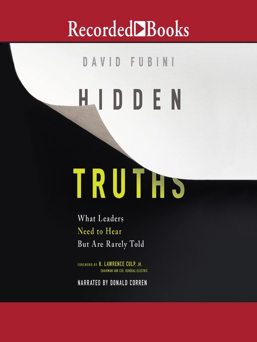 Title details for Hidden Truths by David Fubini - Wait list